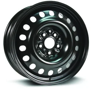 RTX Wheels – STEEL WHEEL – Black – 16″x6.5″ 44mm – All weather Wheels – X99121B